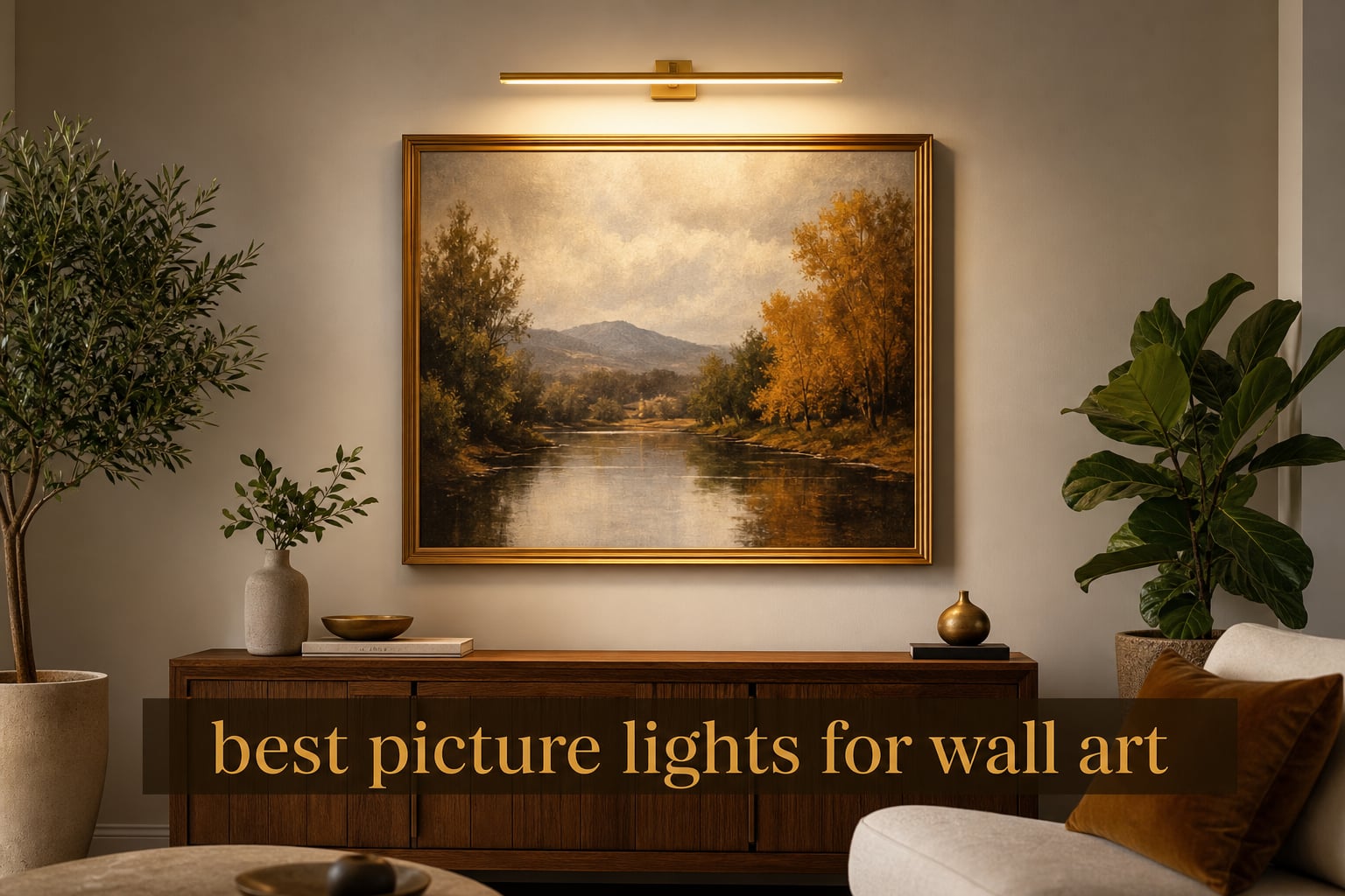 best picture lights for wall art
