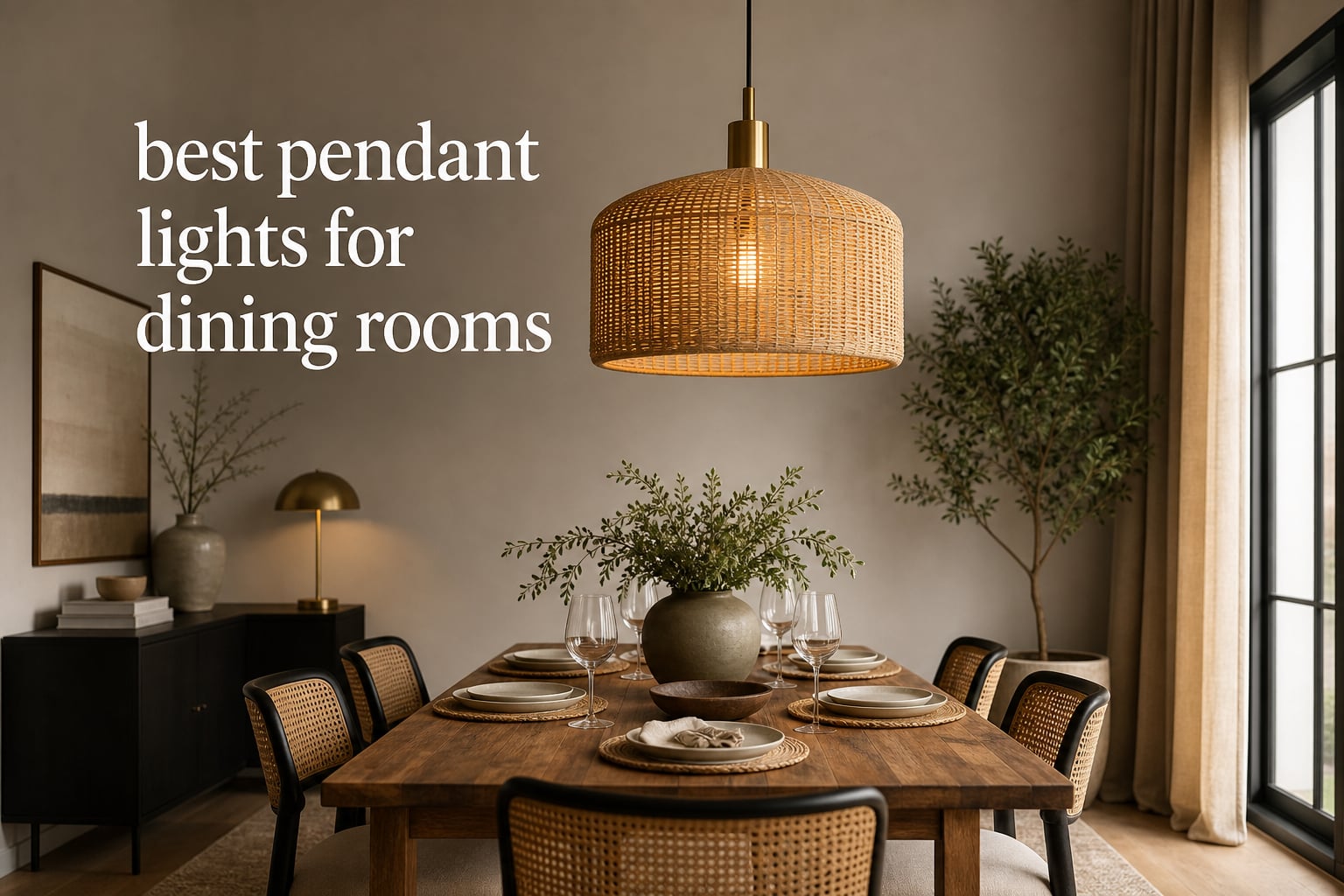 best pendant lights for dining rooms