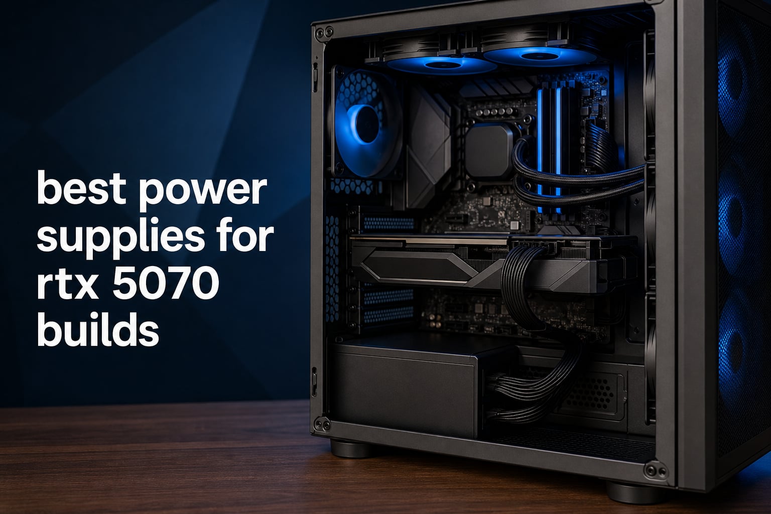 best power supplies for rtx 5070 builds