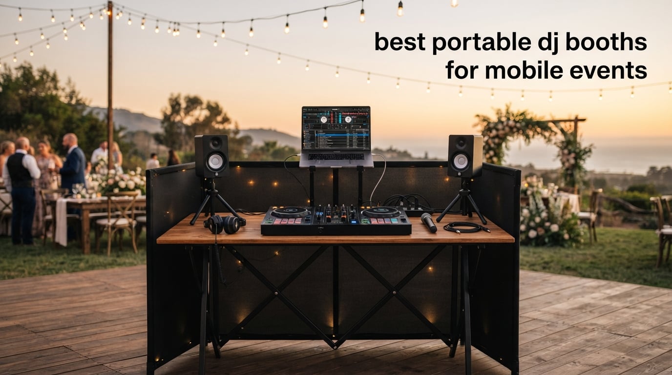 best portable dj booths for mobile events