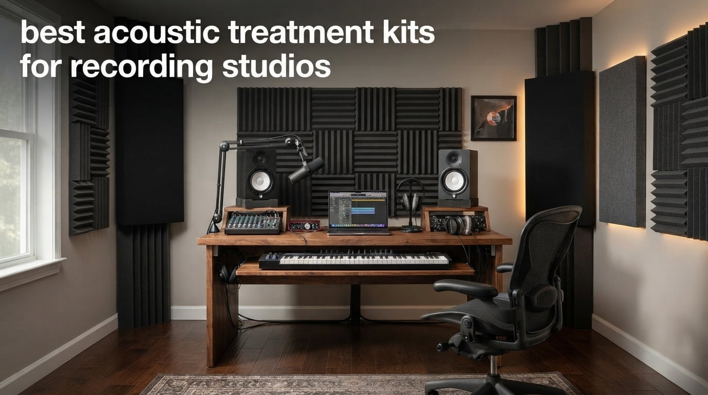 best acoustic treatment kits for recording studios