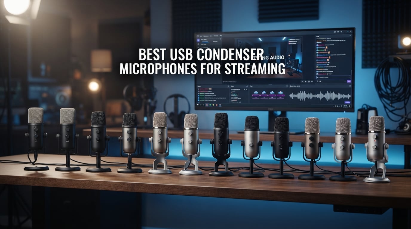 best usb condenser microphones for streaming