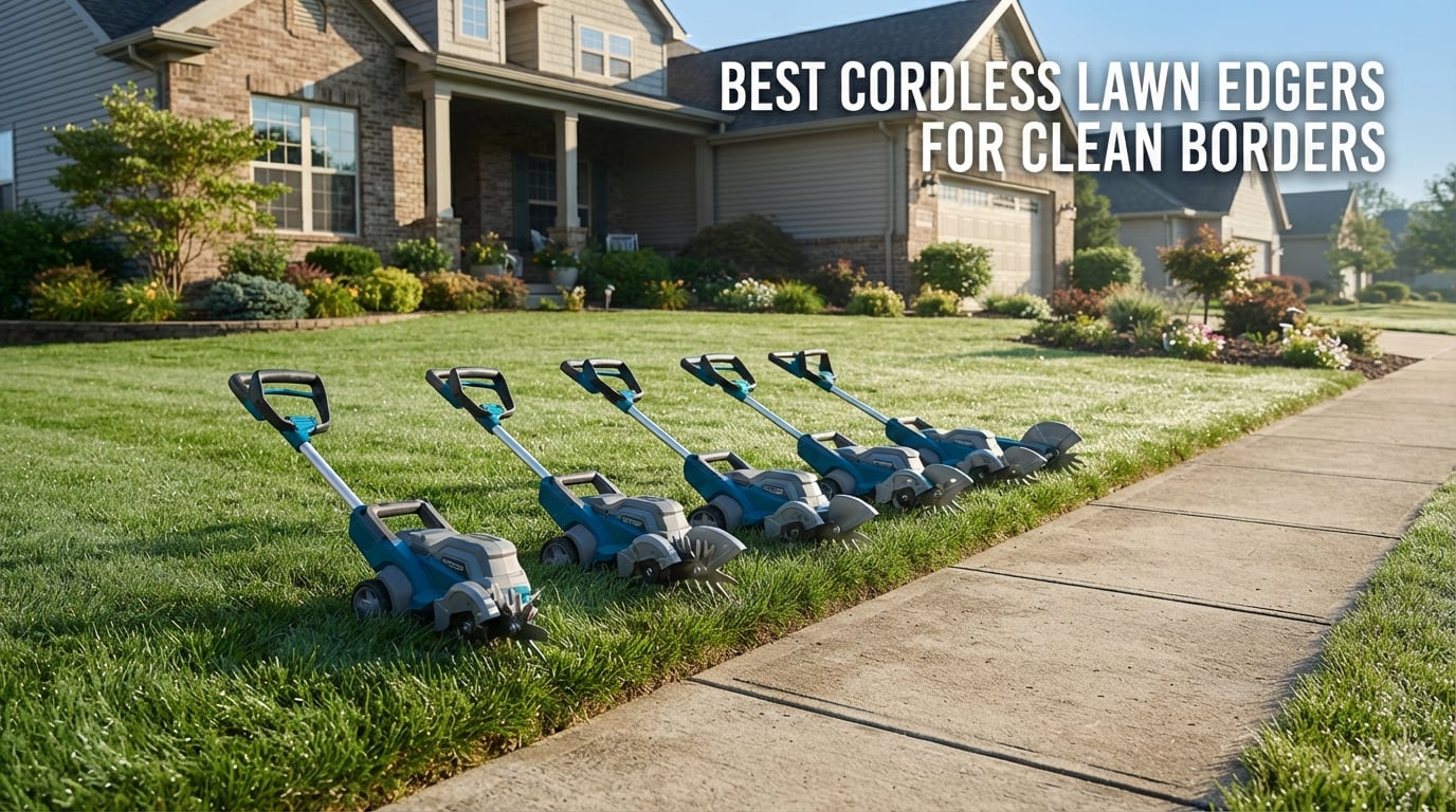best cordless lawn edgers for clean borders