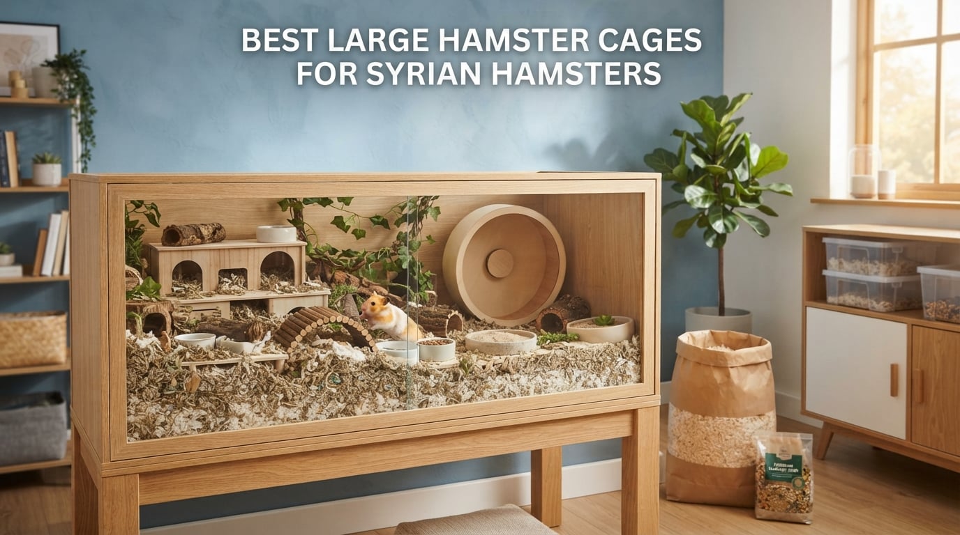 best large hamster cages for syrian hamsters