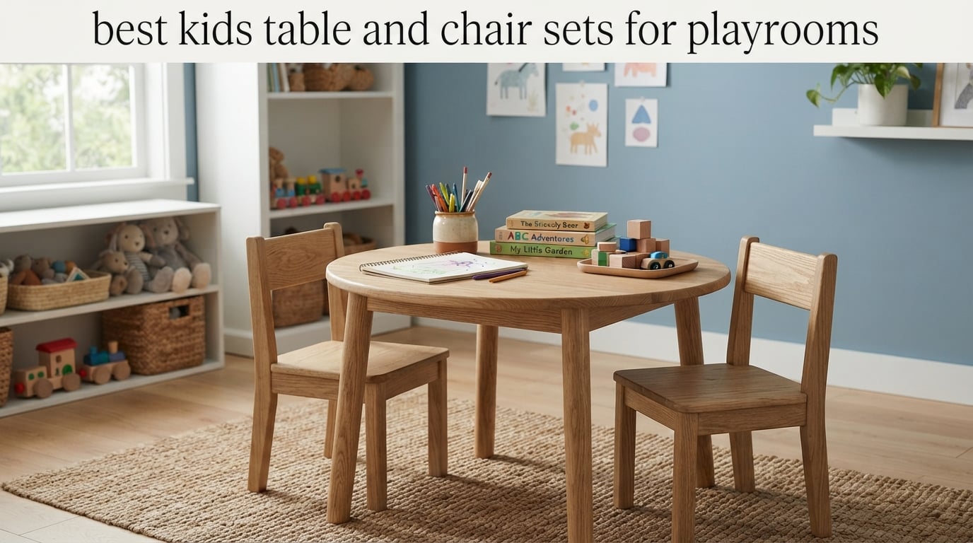 best kids table and chair sets for playrooms