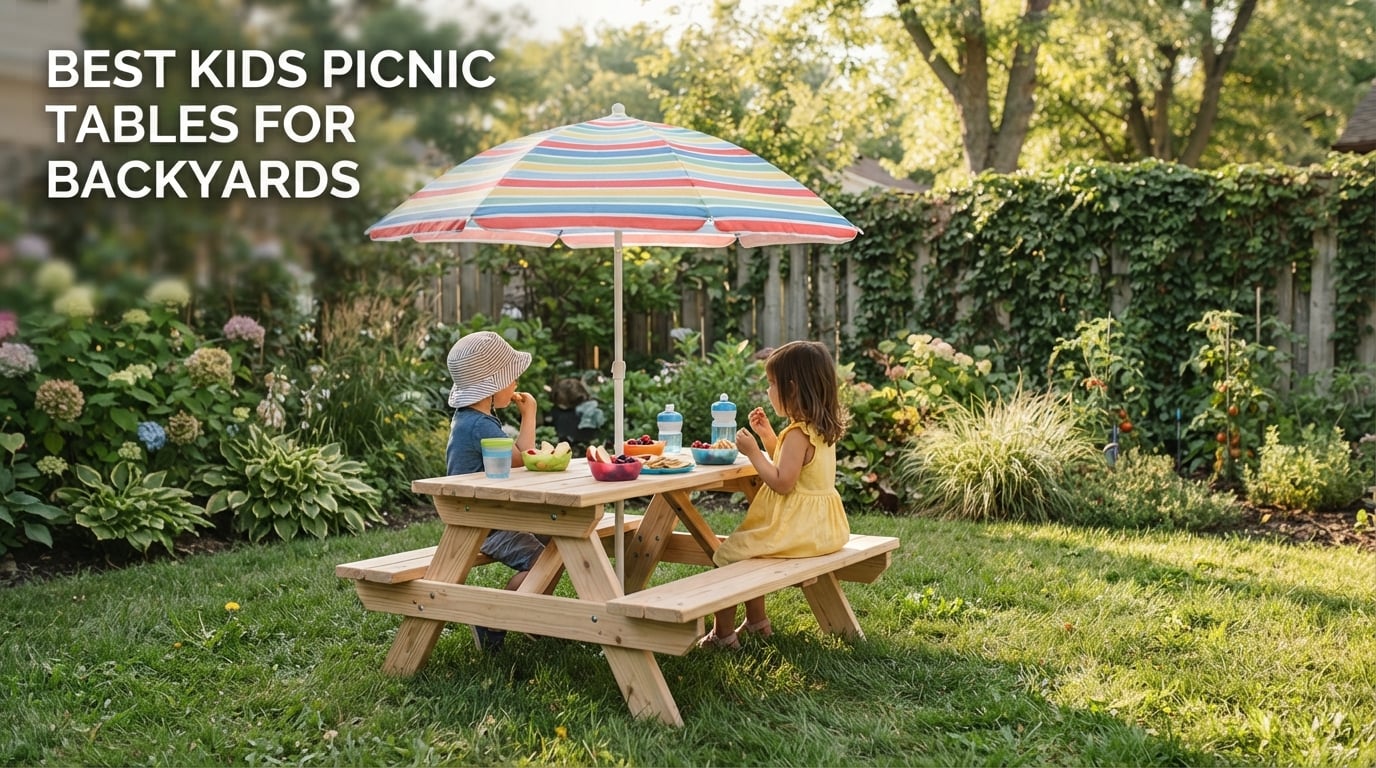 best kids picnic tables for backyards