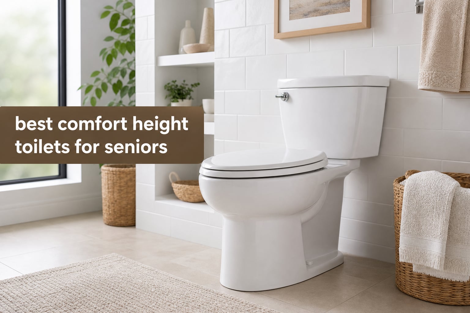 best comfort height toilets for seniors