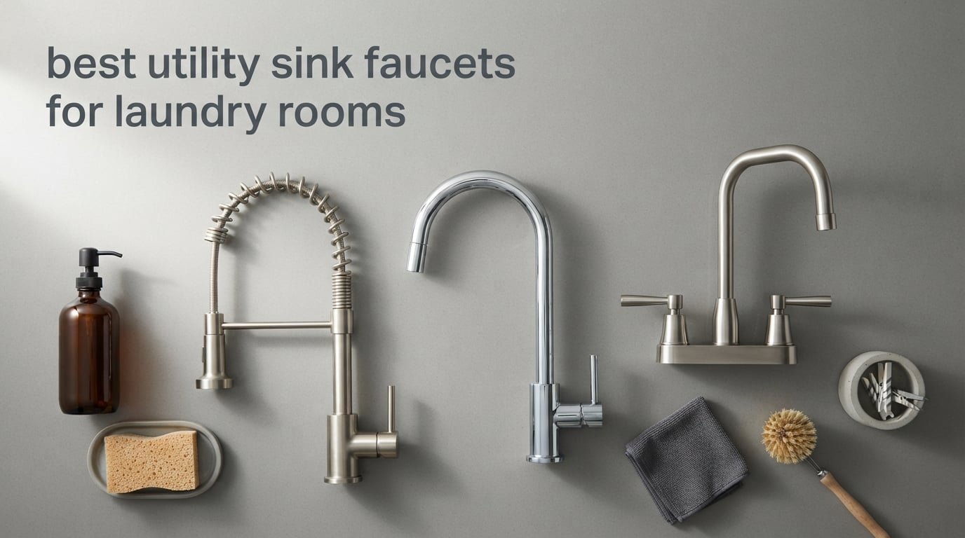 best utility sink faucets for laundry rooms