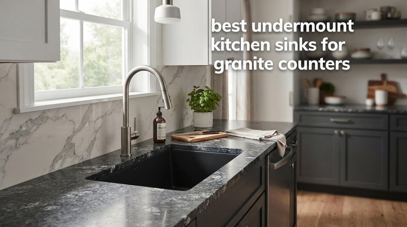 best undermount kitchen sinks for granite counters