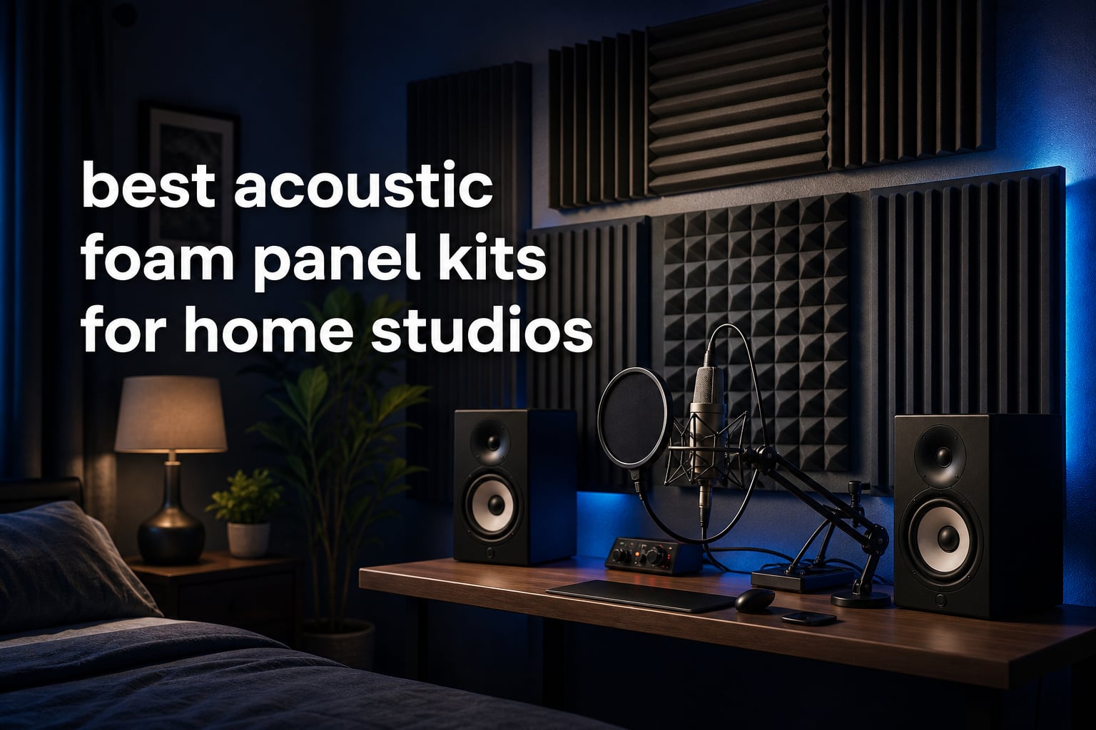 best acoustic foam panel kits for home studios