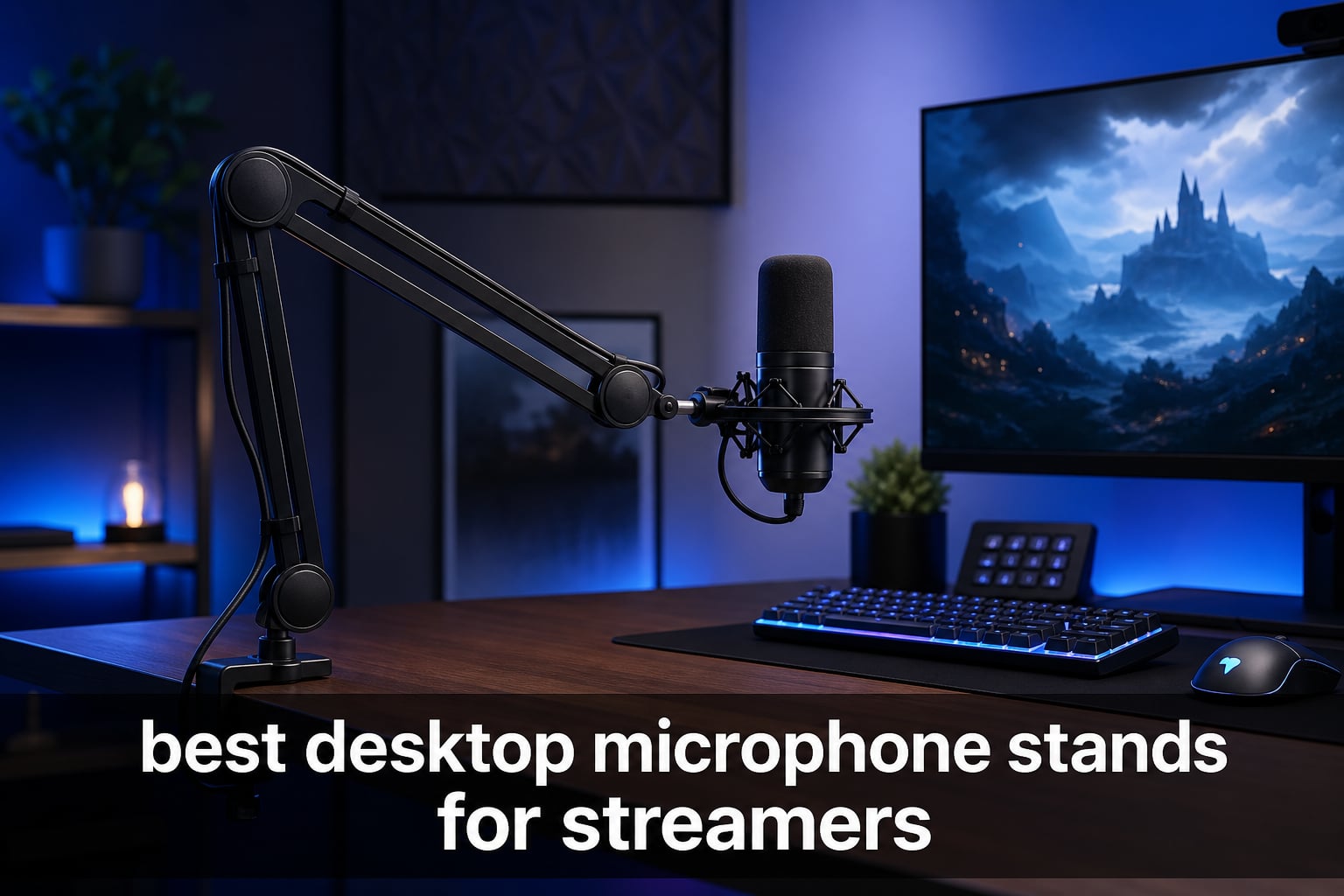 best desktop microphone stands for streamers