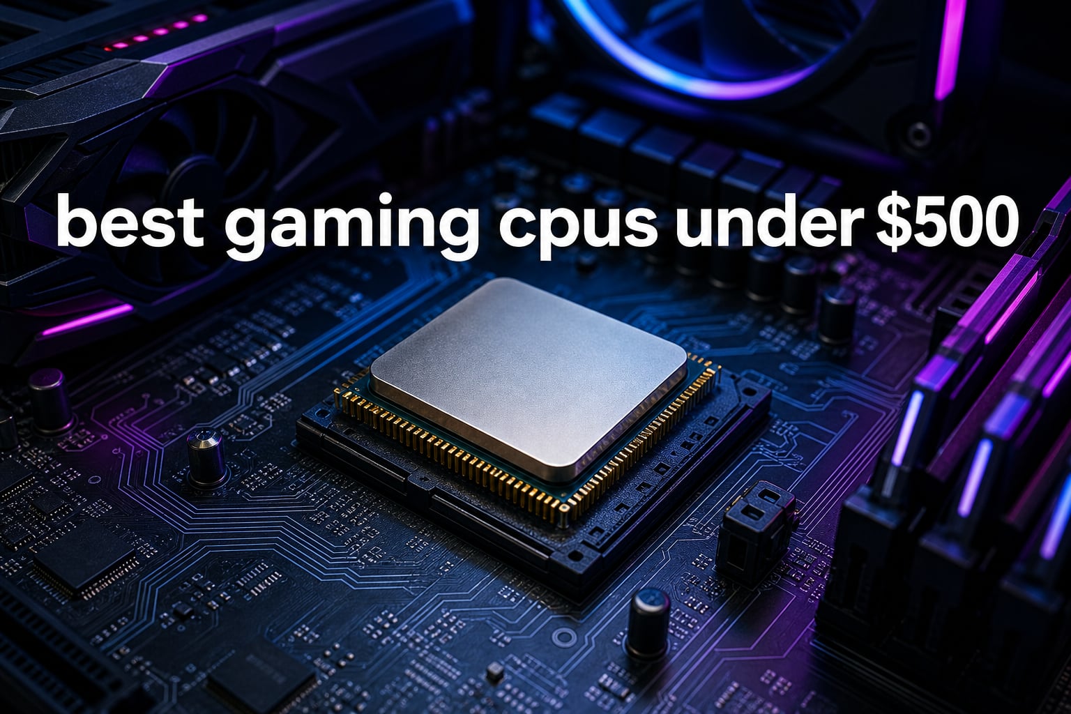 best gaming cpus under $500
