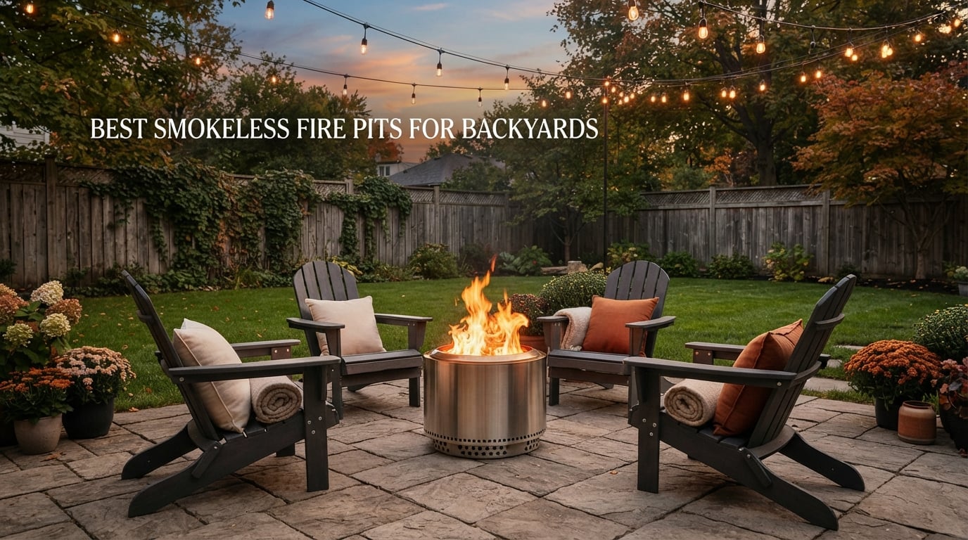best smokeless fire pits for backyards