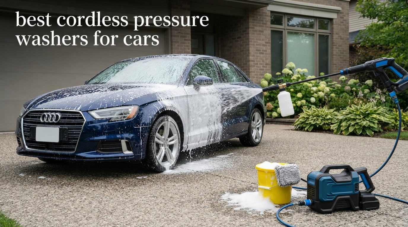best cordless pressure washers for cars