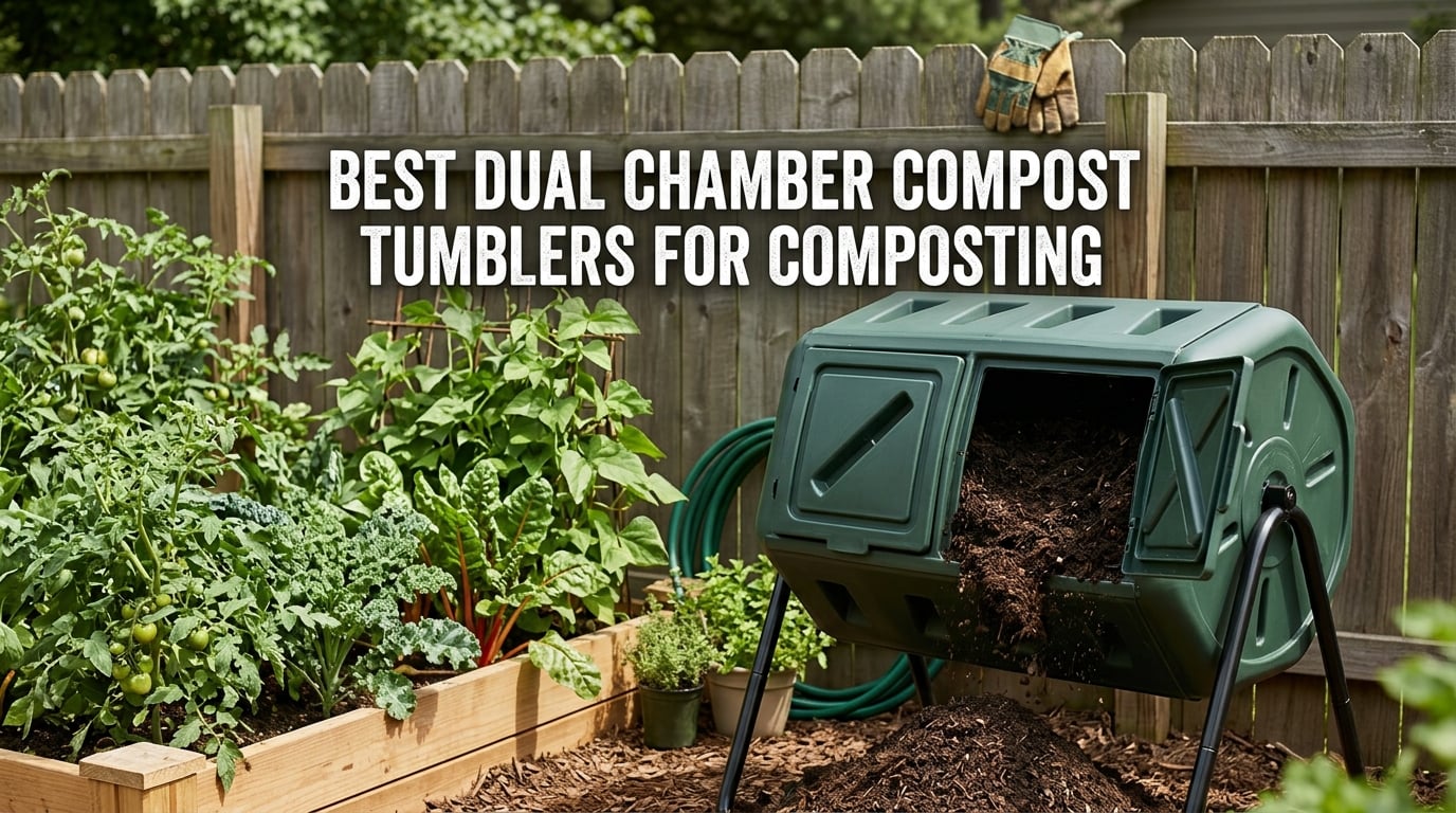 best dual chamber compost tumblers for composting