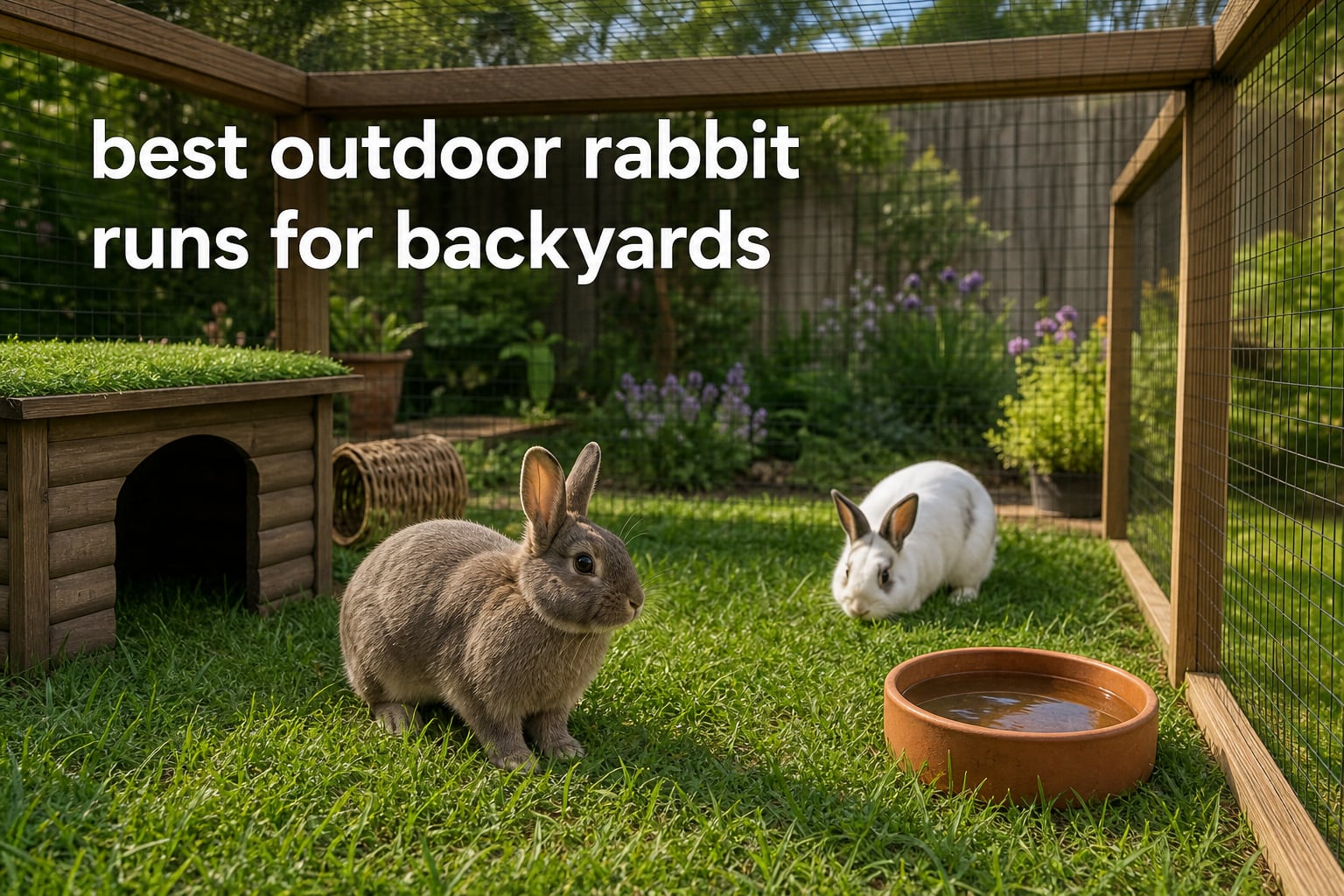 best outdoor rabbit runs for backyards