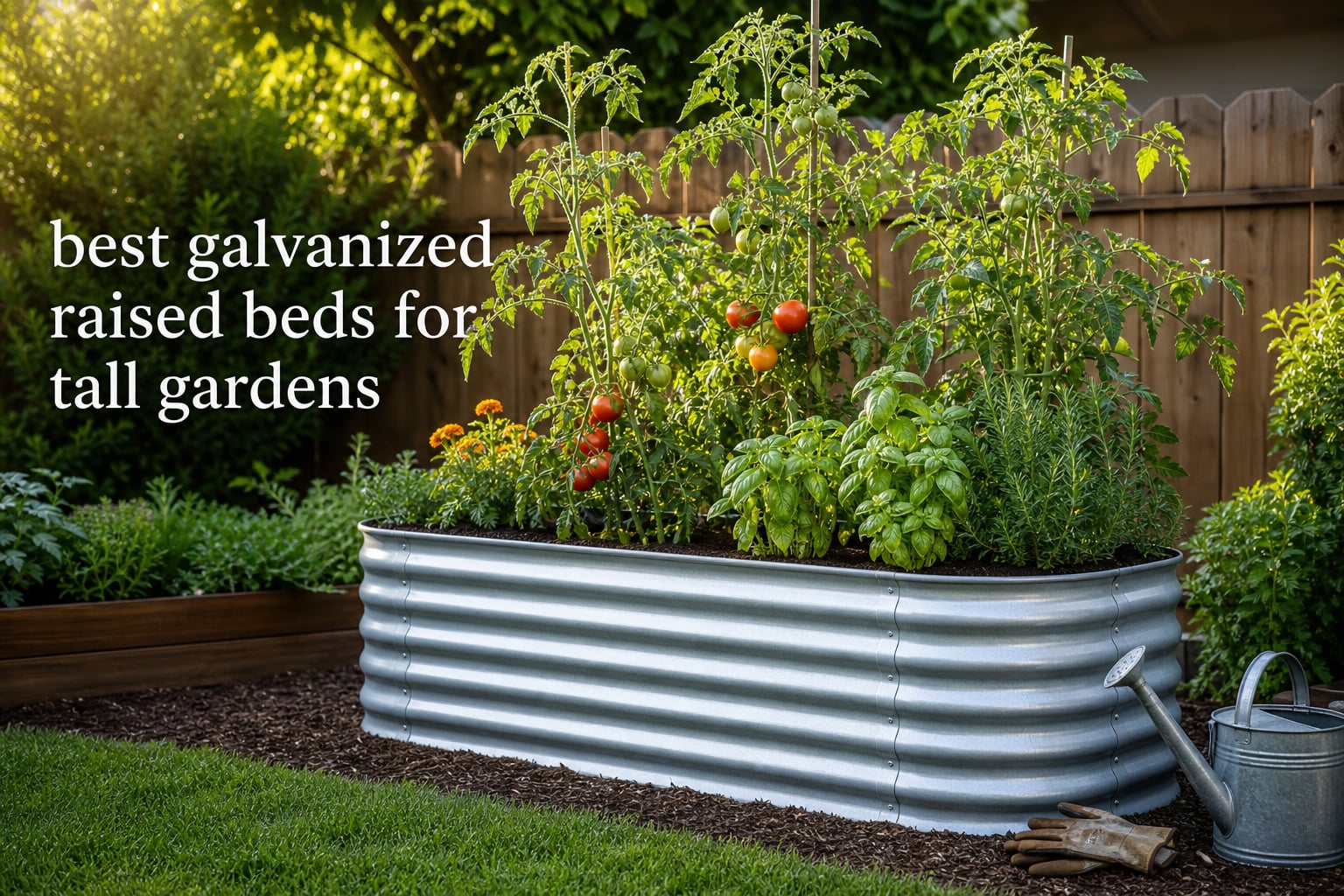 best galvanized raised beds for tall gardens