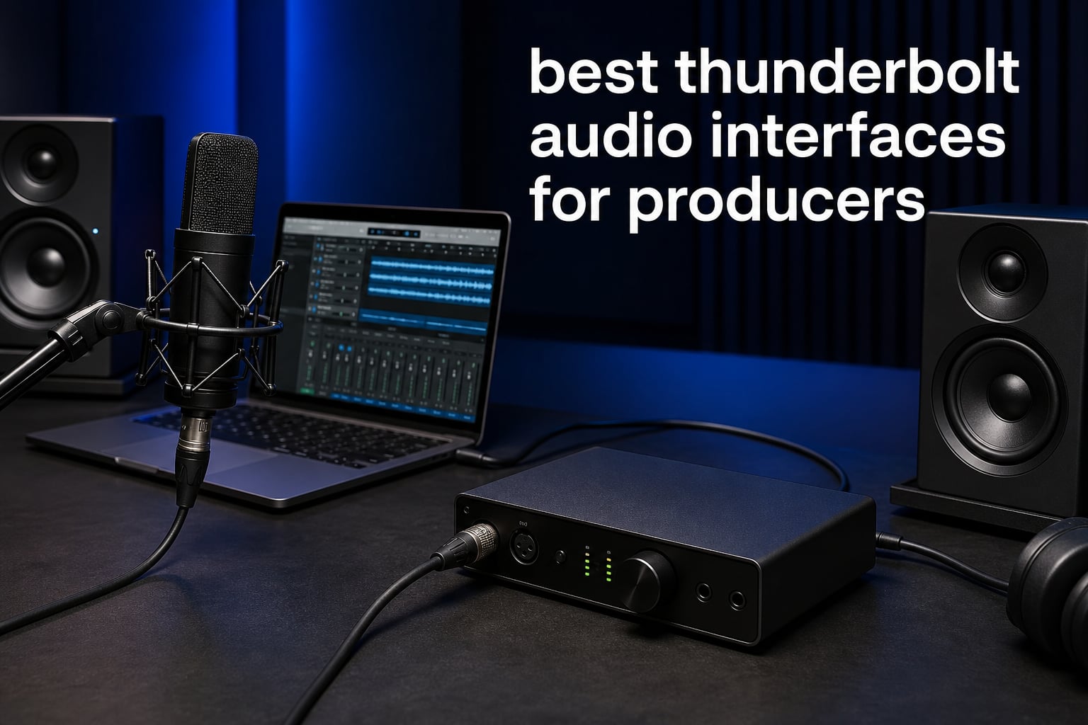best thunderbolt audio interfaces for producers