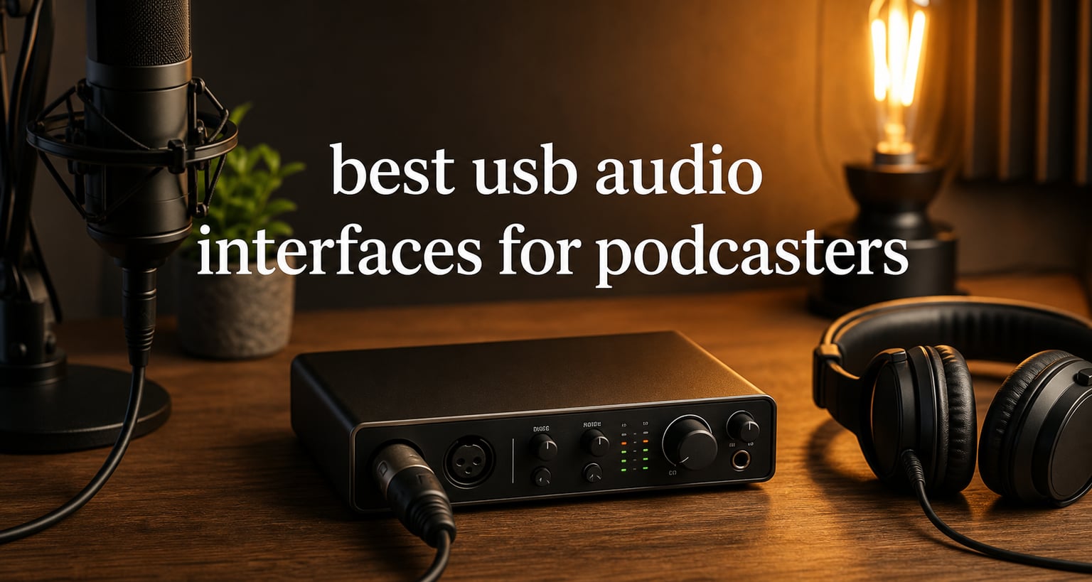 best usb audio interfaces for podcasters