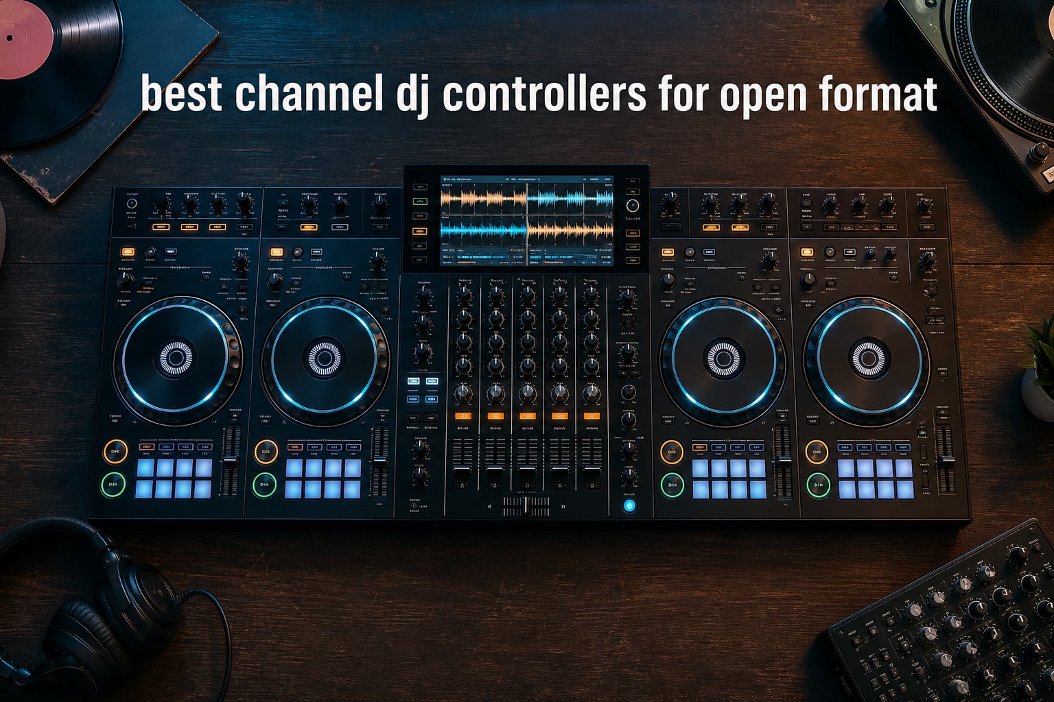 best 4 channel dj controllers for open format