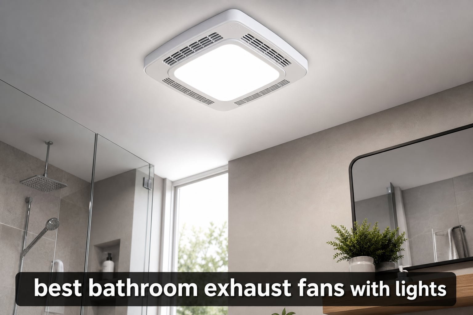 best bathroom exhaust fans with lights