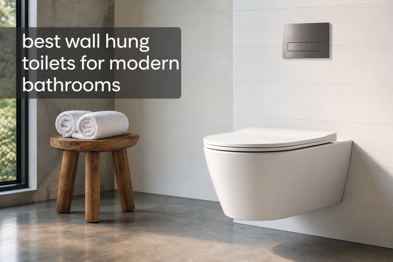 best wall hung toilets for modern bathrooms