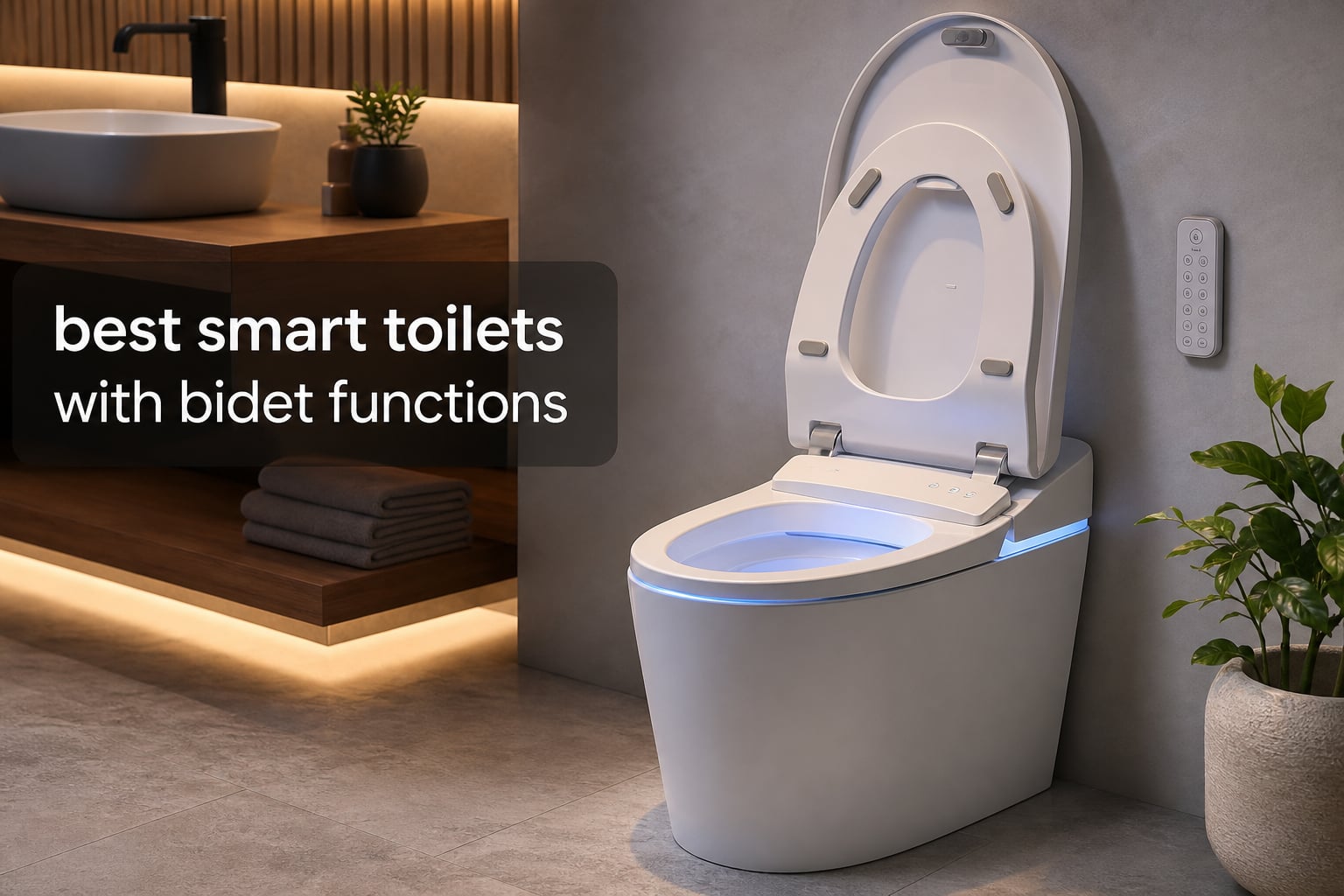 best smart toilets with bidet functions