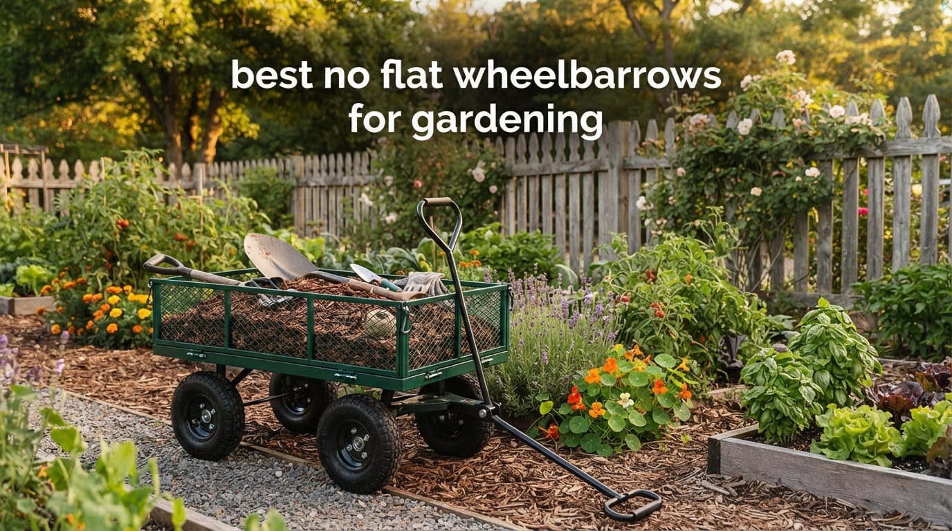 best no flat wheelbarrows for gardening