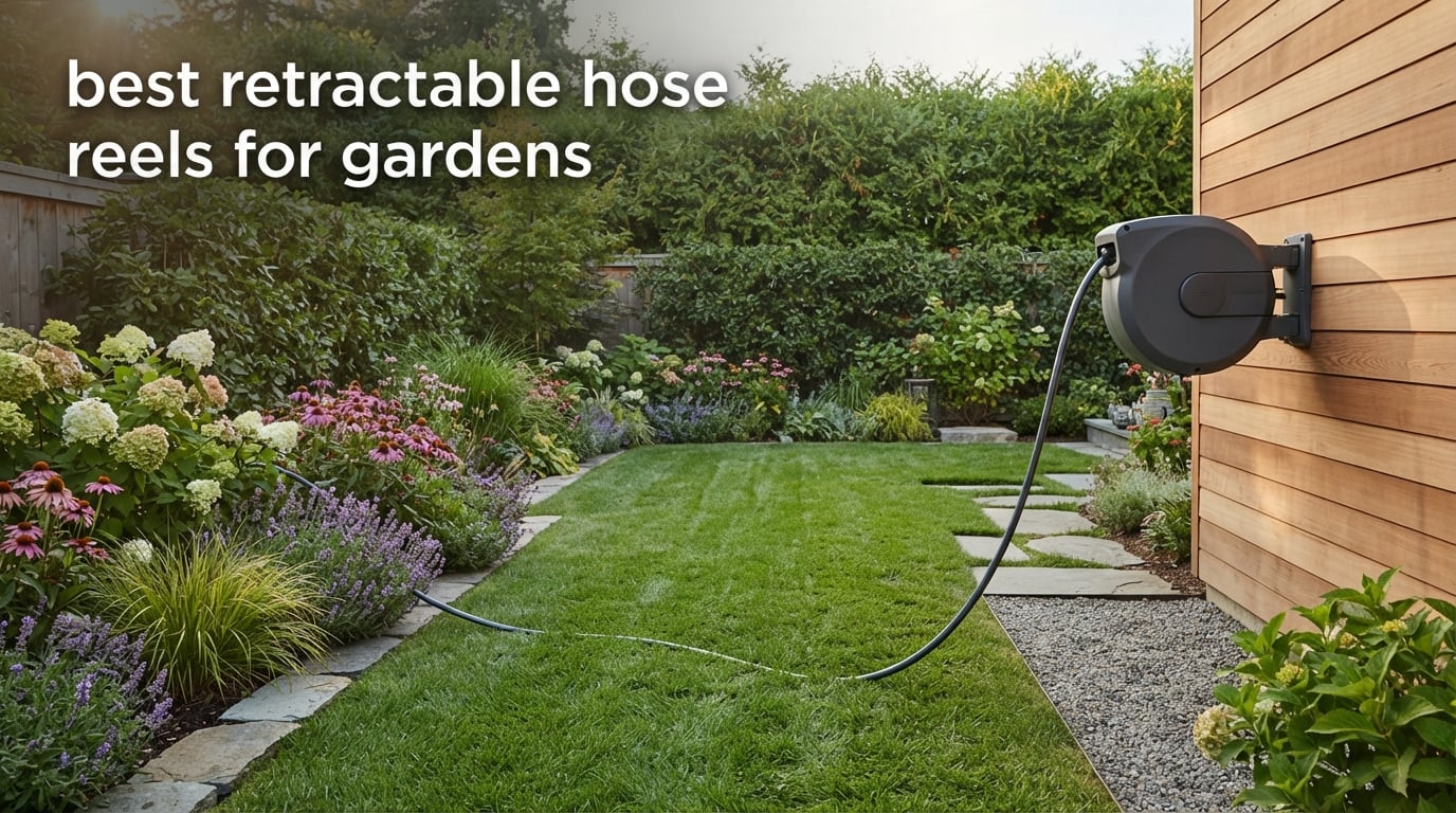 best retractable hose reels for gardens