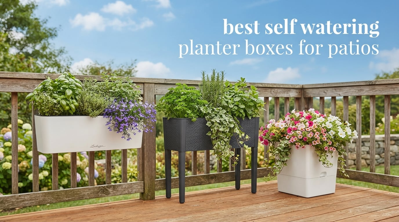 best self watering planter boxes for patios