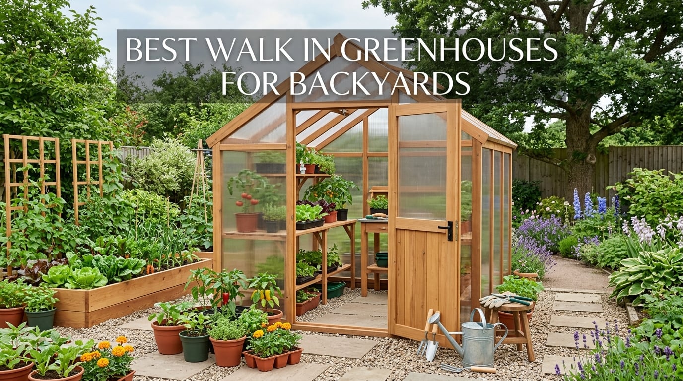 best walk in greenhouses for backyards