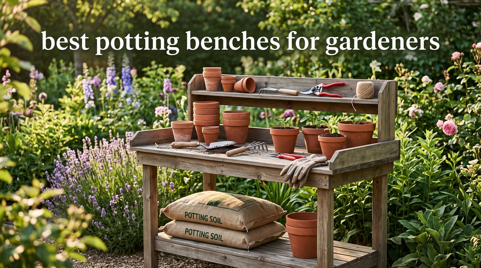 best potting benches for gardeners