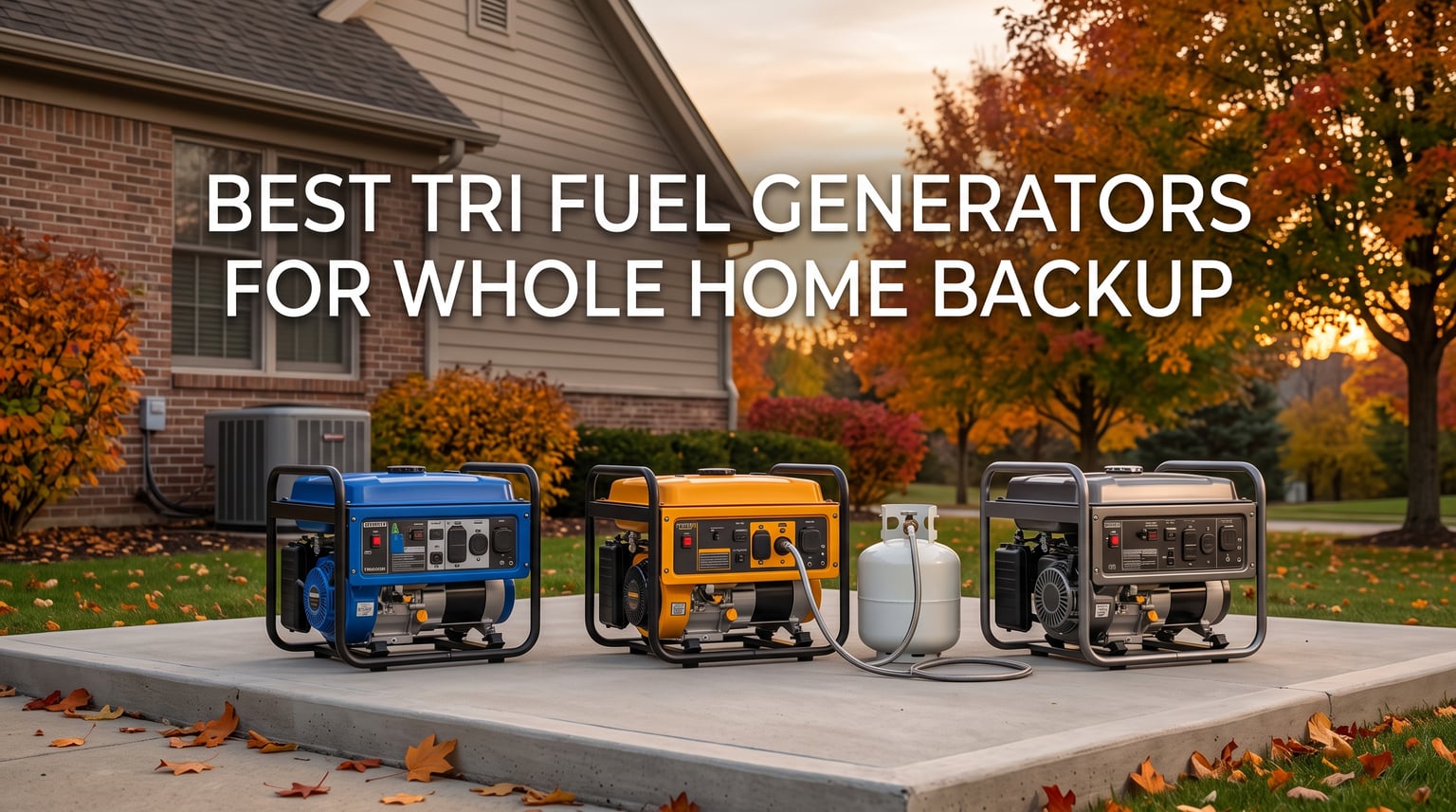 best tri fuel generators for whole home backup