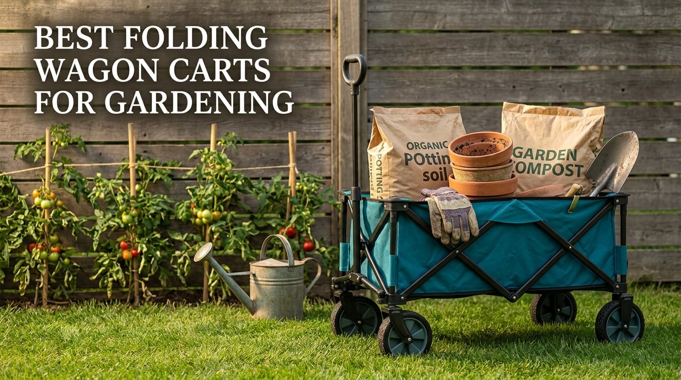 best folding wagon carts for gardening
