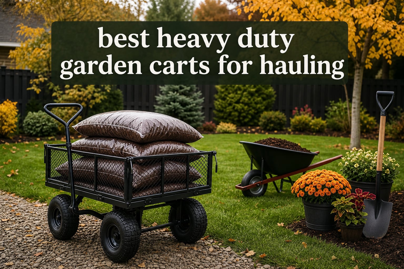 best heavy duty garden carts for hauling