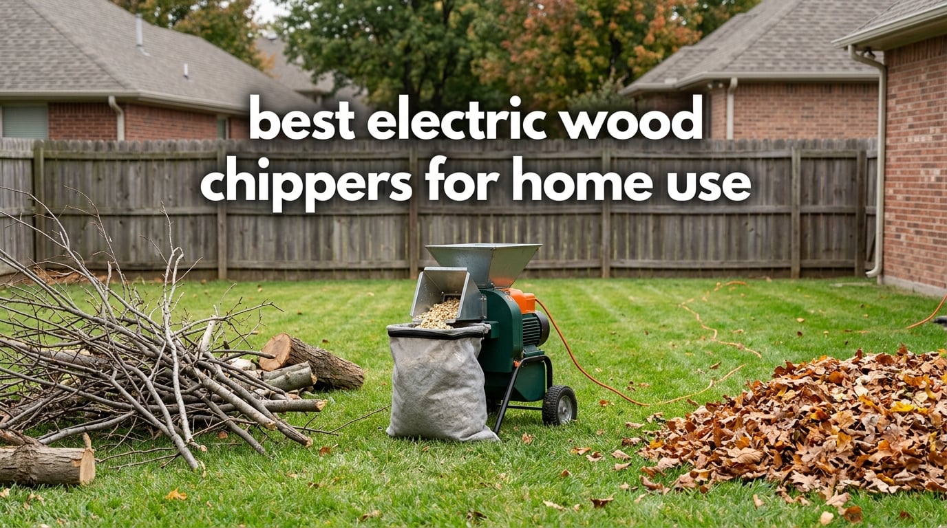 best electric wood chippers for home use