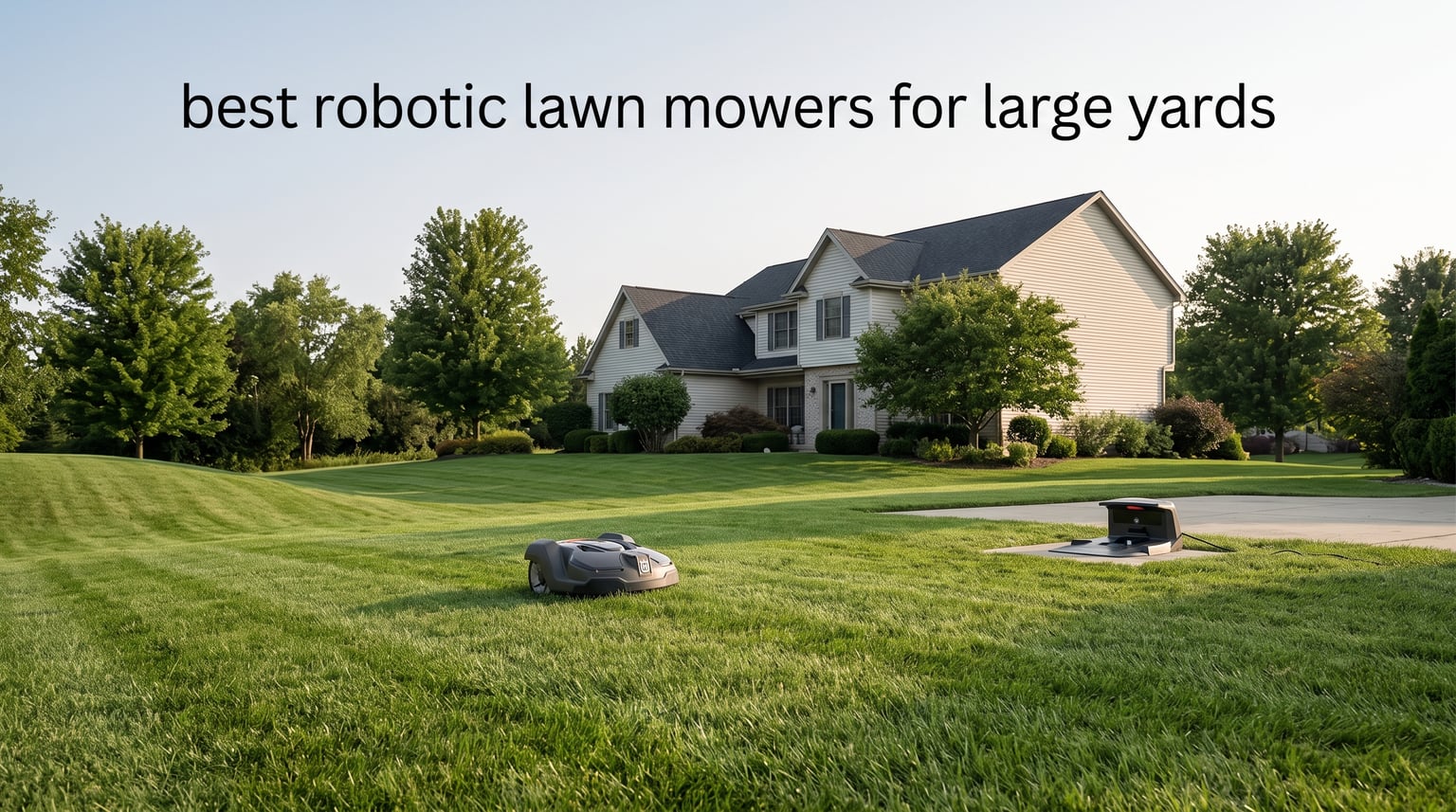 best robotic lawn mowers for large yards