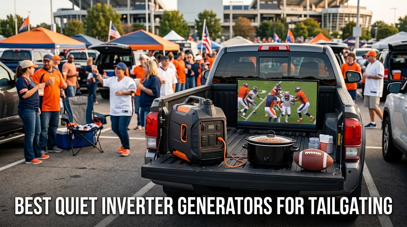 best quiet inverter generators for tailgating