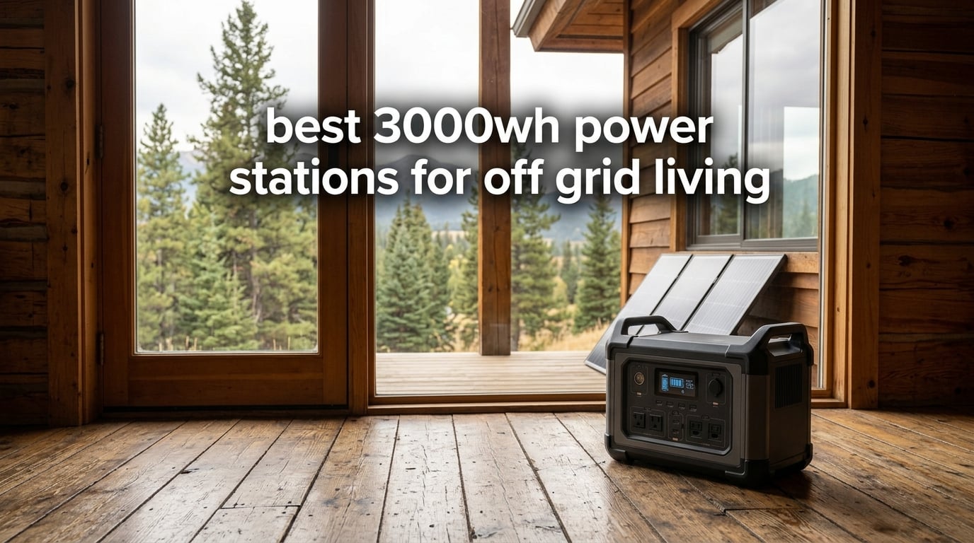 best 3000wh power stations for off grid living