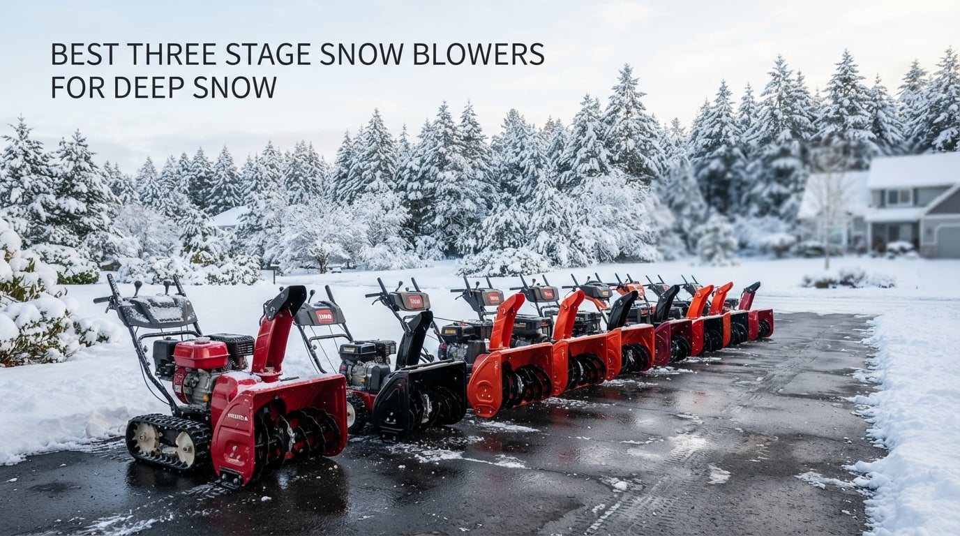 best three stage snow blowers for deep snow