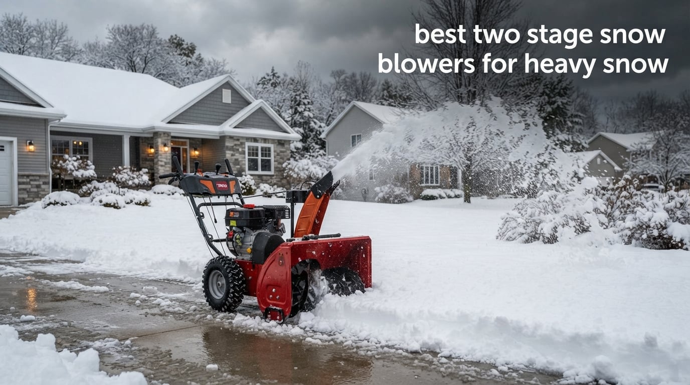 best two stage snow blowers for heavy snow