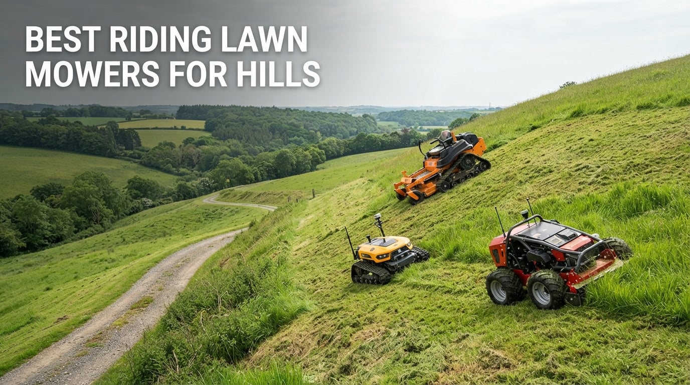 best riding lawn mowers for hills