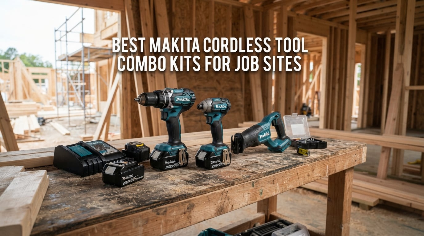 best makita cordless tool combo kits for job sites