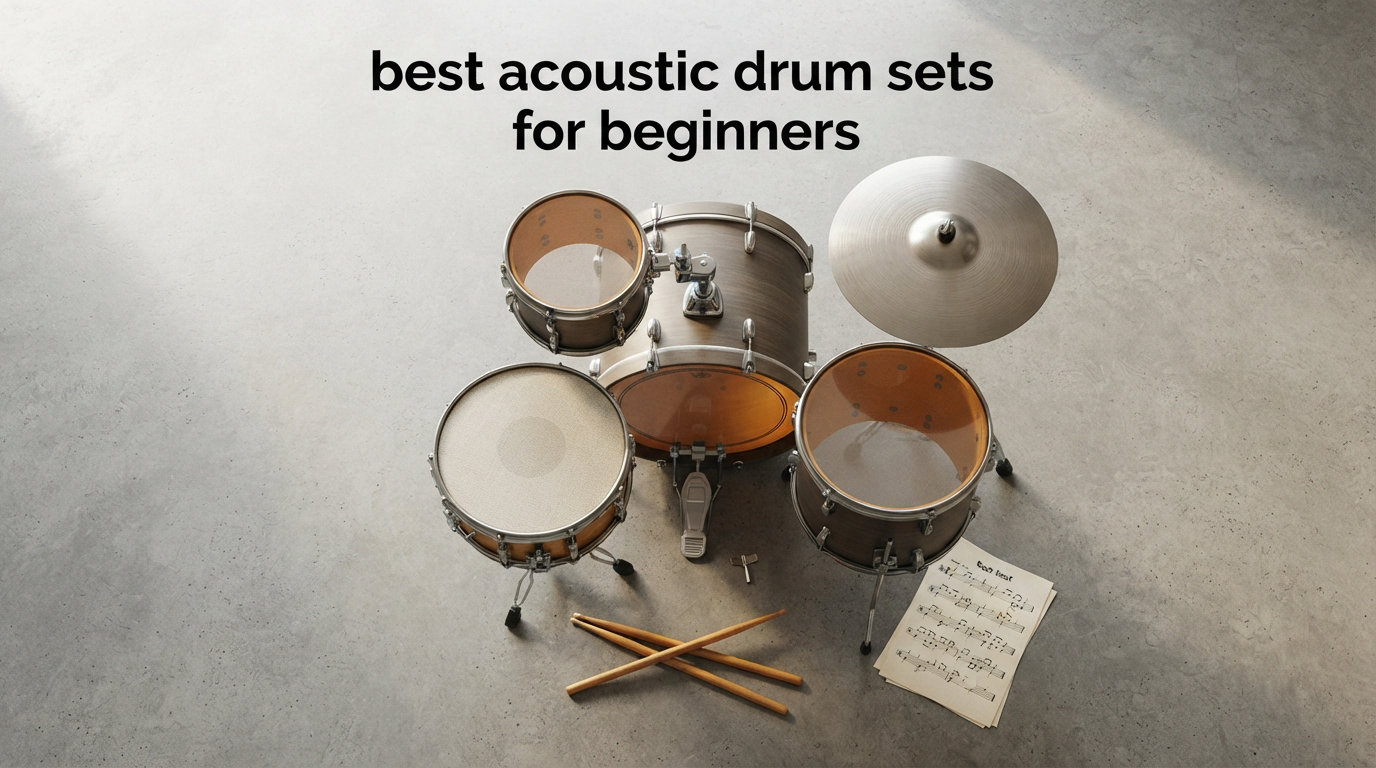 best acoustic drum sets for beginners