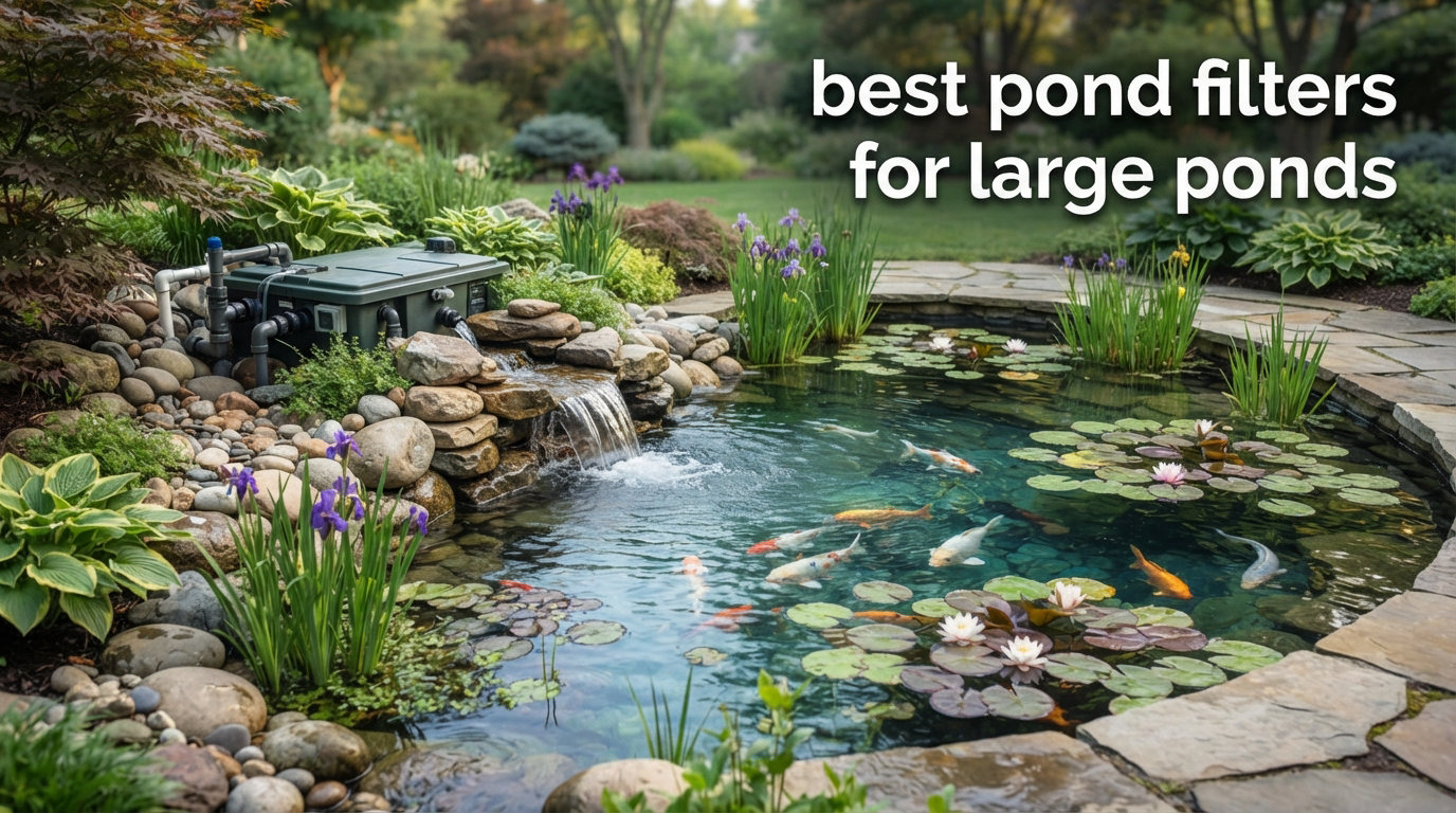 best pond filters for large ponds