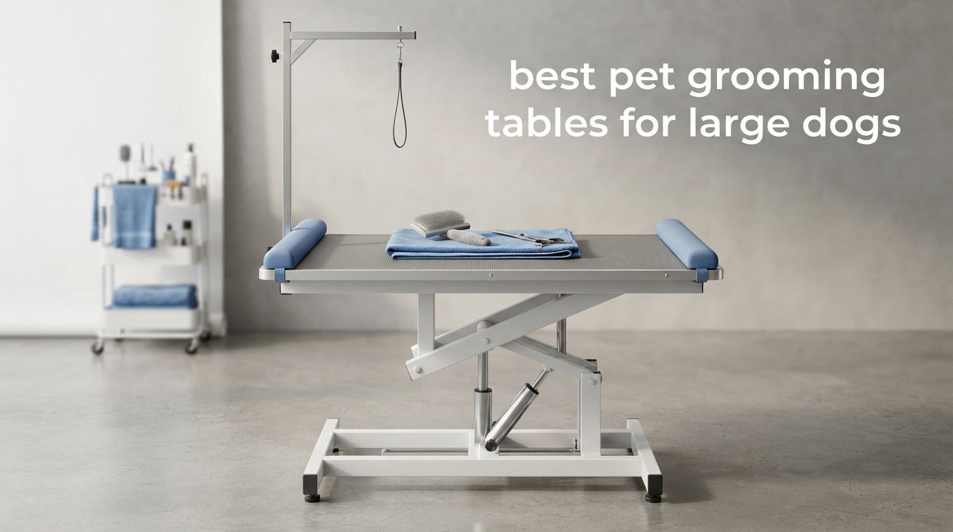 best pet grooming tables for large dogs