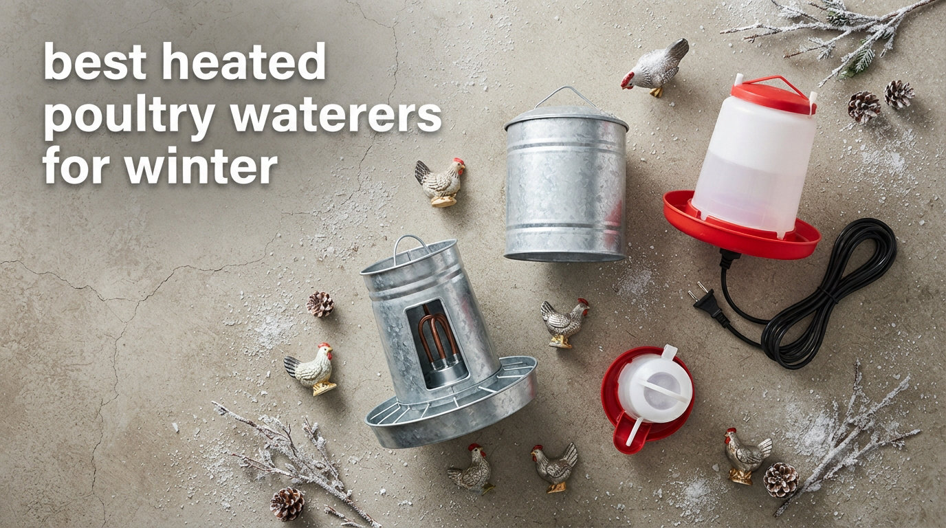 best heated poultry waterers for winter