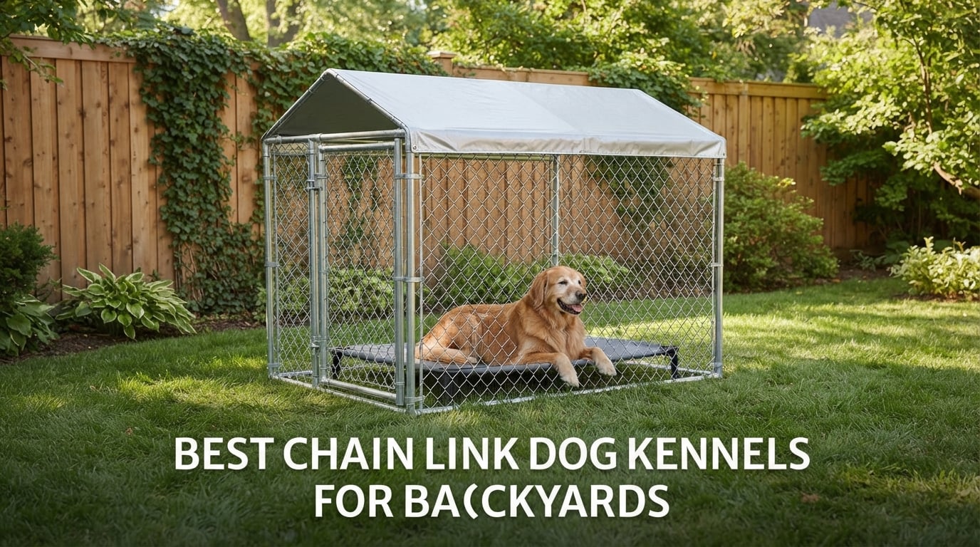 best chain link dog kennels for backyards
