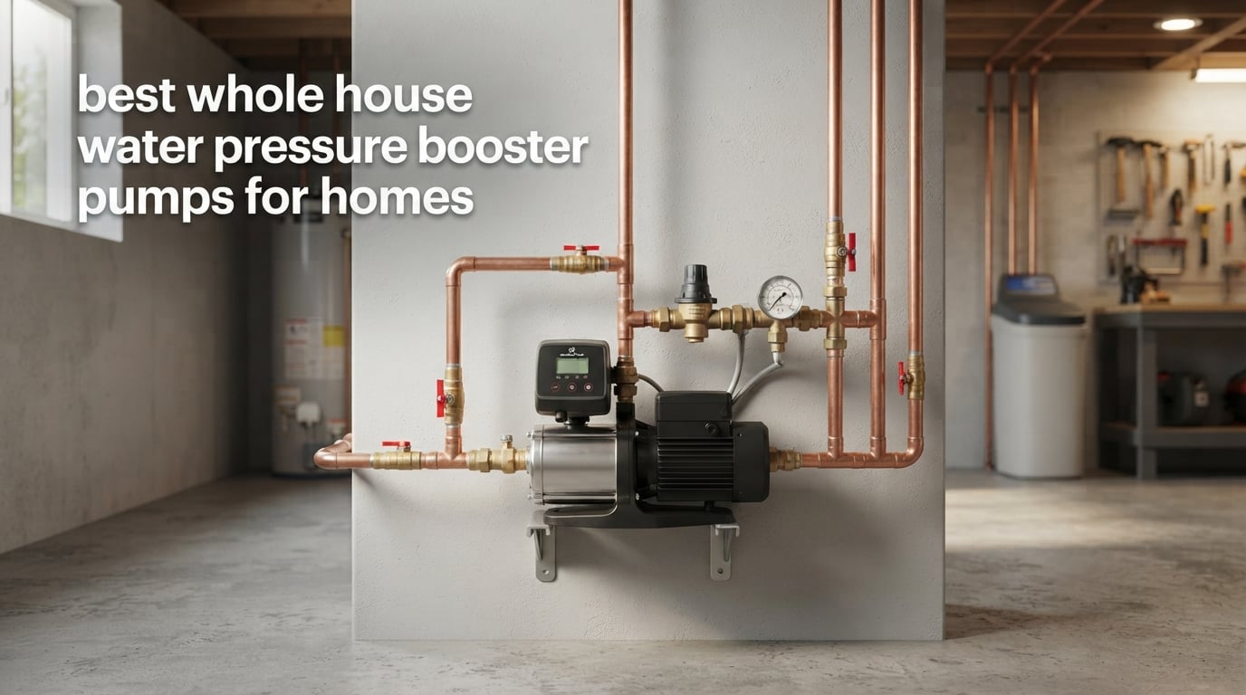best whole house water pressure booster pumps for homes
