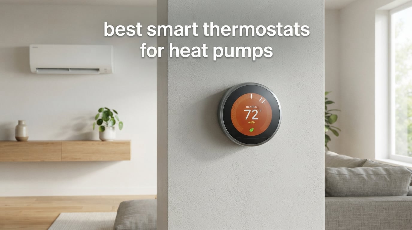 best smart thermostats for heat pumps